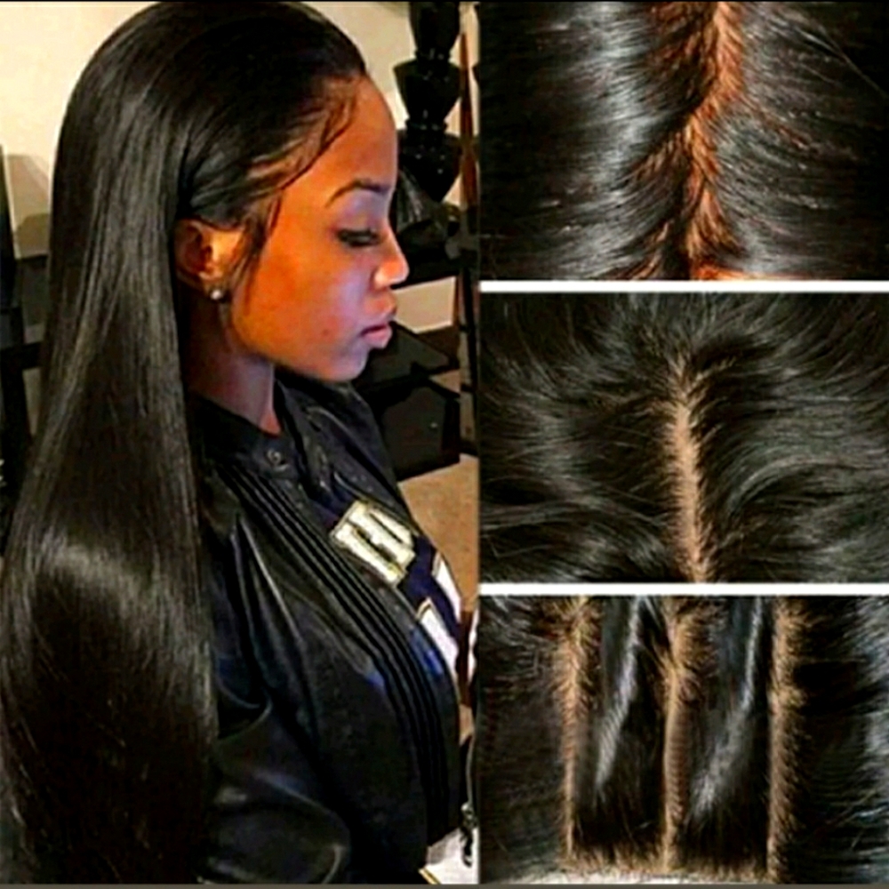 18" Brazilian H.H lace front wig 😚